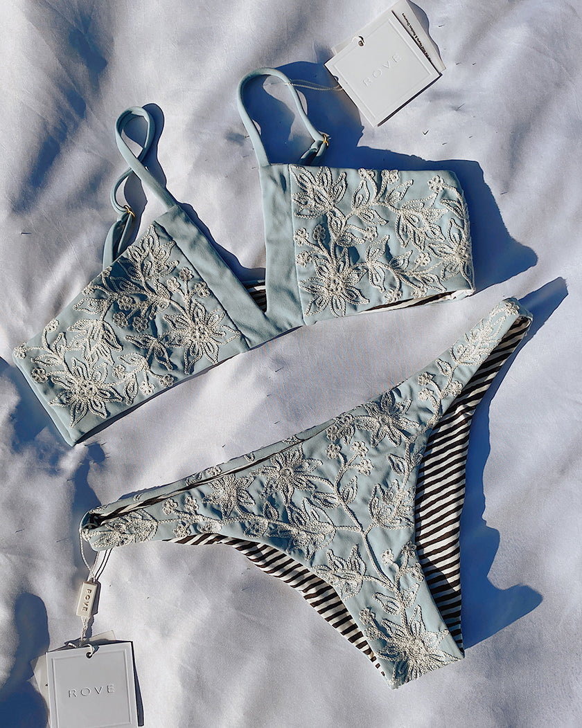 GOA TOP BLUE Rove Swimwear