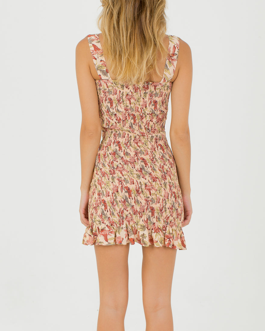 ST TROPEZ DRESS | Tahiti Print Orange