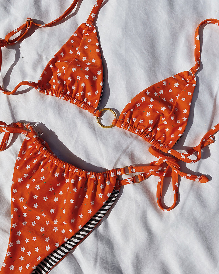 MONROE BOTTOM | Petite Red Floral
