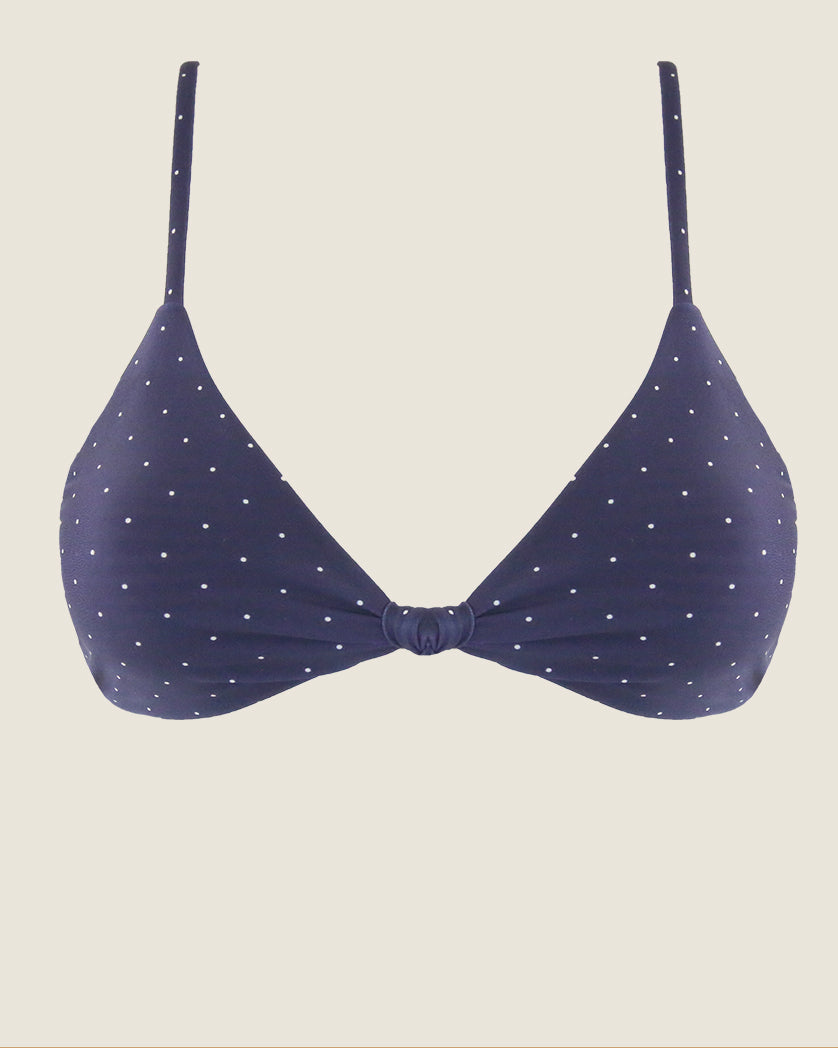 CATALINA TOP | Selita Polka Navy